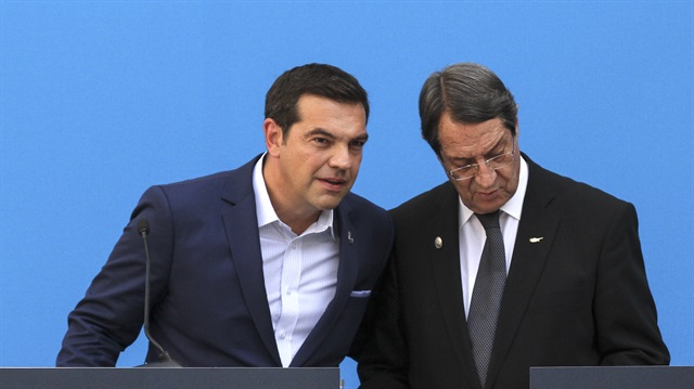 Kıbrıs Rum Kesimi lideri Anastasiadis ve Yunanistan Başbakanı Çipras