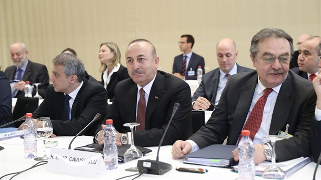 Dışişleri Bakanı Mevlüt Çavuşoğlu Kıbrıs Konferansı'na katıldı.