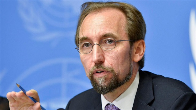 UN human rights chief, Zeid Ra'ad al-Hussein