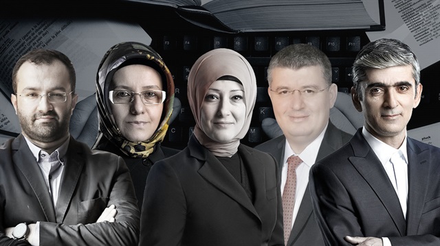 Taha Kılınç, Fatma Barbarosoğlu, Özlem Albayrak, Mehmet Acet, İbrahim Tenekeci.