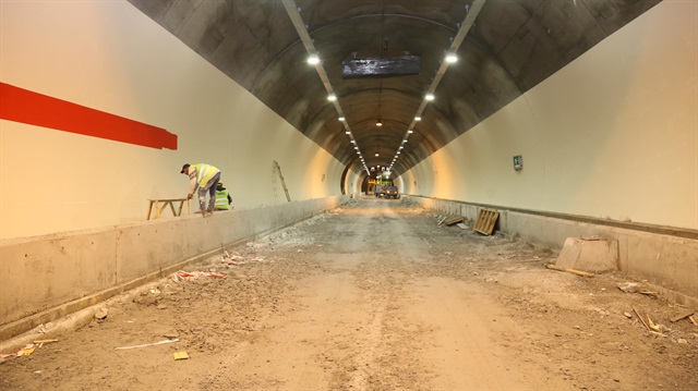 Ovit Tüneli'ndeki çalışmalar hızlandırıldı.