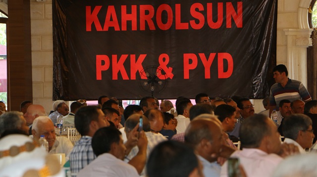 Şanlıurfalı Araplar PYD/PKK'ya tepki için toplandı