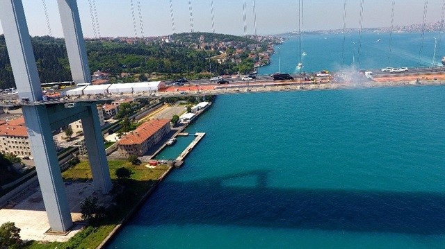 15 Temmuz Şehitler Köprüsü'ndeki 31 Ağustos'ta bitmesi planlanan çalışma sürüyor. 