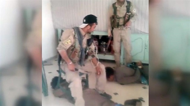 Video shows PKK/PYD terrorists badly beating civilians in Raqqah