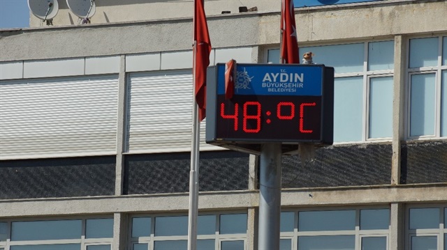 Aydın'da sıcaklıklar bir hayli yükseldi