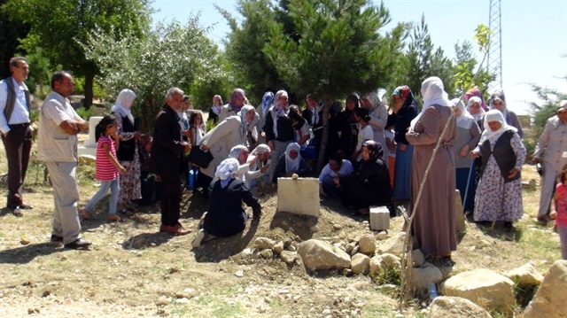Teröristlerin saldırısı sonucu hayatını kaybeden AK Parti’li Mercan’ın cenazesi defnedildi