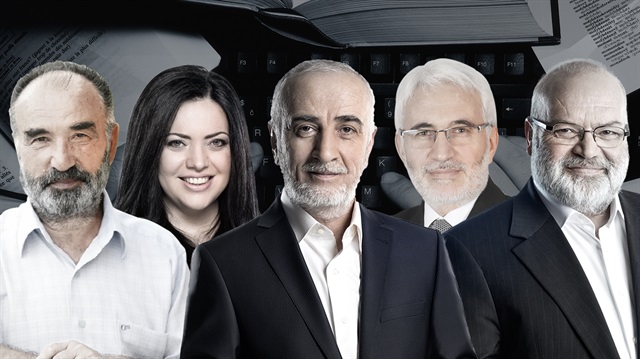 ​Hayrettin Karaman, Merve Şebnem Oruç, Abdullah Muradoğlu, Hasan Öztürk ve Ömer Lekesiz.