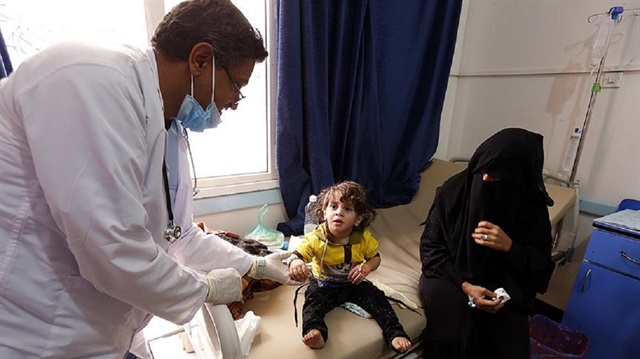 Yemen'de kolera salgını nedeniyle bin 600 kişi öldü.