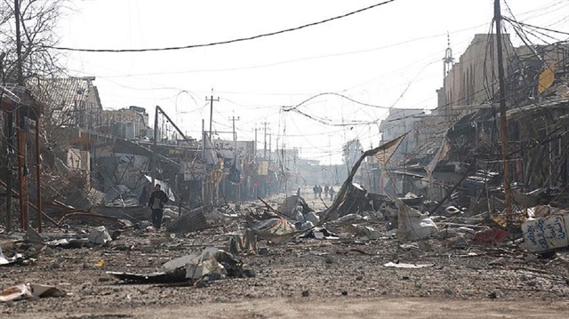 Terör örgütü DEAŞ, Eski Musul bölgesinde büyük bir yıkım bıraktı.