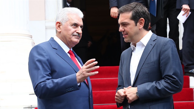 Başbakan Binali Yıldırım ve Yunanistan Başbakanı Aleksis Çipras