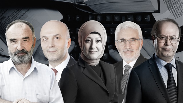 ​Hayrettin Karaman, Ahmet Ulusoy,  Özlem Albayrak, Hasan Öztürk, Yusuf Kaplan.