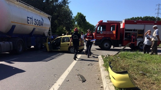 Sakarya’da trafik kazası: 7 yaralı
