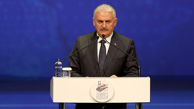 Başbakan Binali Yıldırım İstanbul Kongre Merkezi'nde Dünya Petrol Kongresi'nde konuştu.