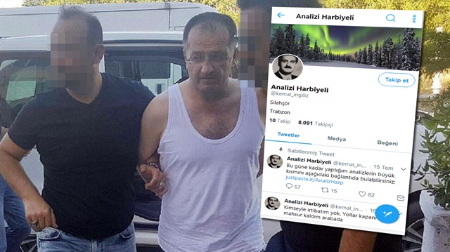 Darbeci albay Ömer Kulaç'ın 'Analizi Harbiyeli' adlı Twitter hesabını kullandığı tespit edilmişti. 