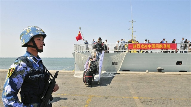 Çin, Cibuti'deki askeri üssüne asker gönderdi