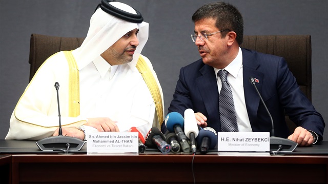 Ekonomi Bakanı Nihat Zeybekci, Katar Ekonomi ve Ticaret Bakanı Al Thani ile Ankara’da görüştü.