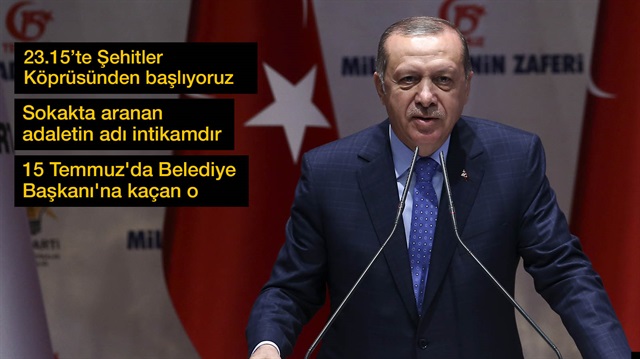 Cumhurbaşkanı Erdoğan, 15 Temmuz anma etkinliğinde önemli açıklamalarda bulundu.