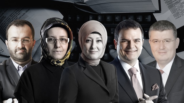 Taha Kılınç, Fatma Barbarosoğlu, Özlem Albayrak, Kemal Öztürk, Mehmet Acet.