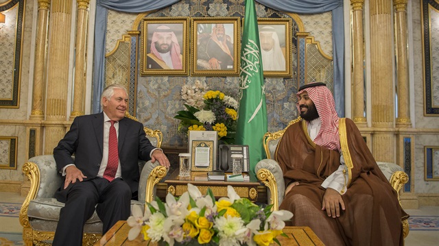US Secretary of State Rex Tillerson in Saudi Arabia


