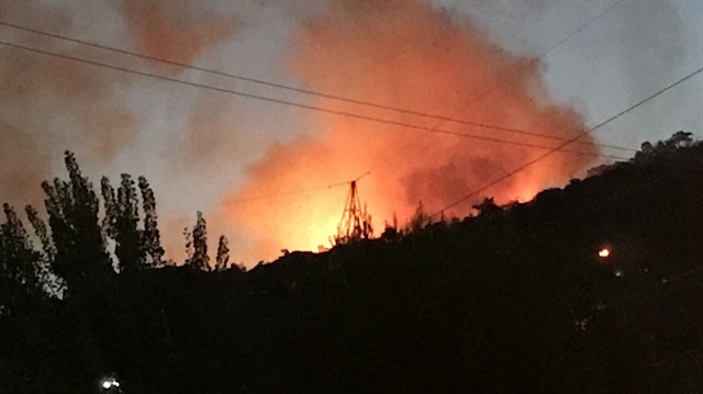 İzmir'deki orman yangını kontrol altına alındı. 