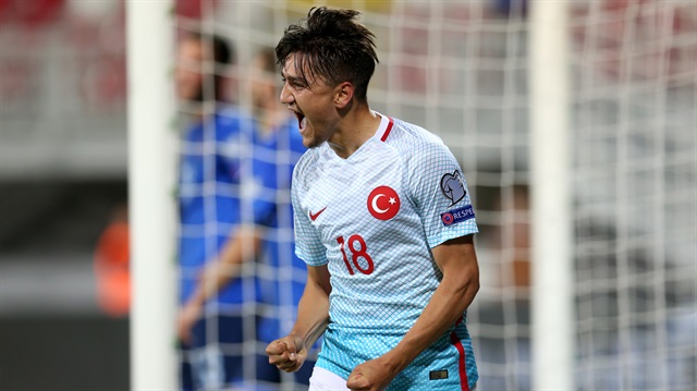 Cengiz Ünder A Milli Takım formasıyla çıktığı 4 maçta 2 gol kaydetti.
