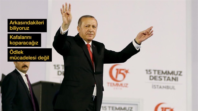 Başkomutan Recep Tayyip Erdoğan önemli mesajlar verdi.