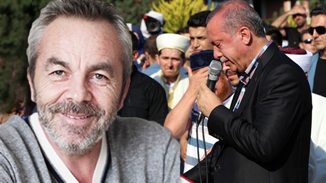 Erol Olçok, oğlu Abdullah Tayyip Olçok ile birlikte 15 Temmuz'da şehit oldu.