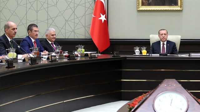 Cumhurbaşkanı Erdoğan, MGK toplantısına başkanlık ediyor.