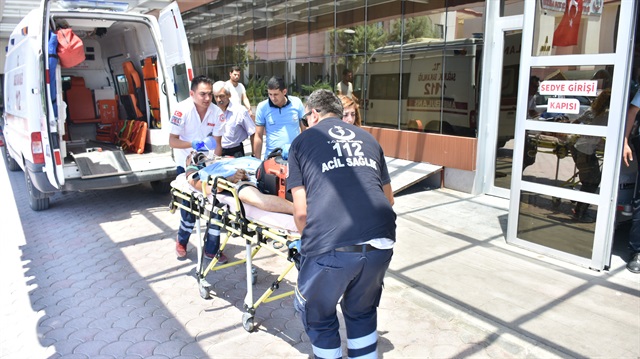 Tel Rİfat'ta yaralanan Suriyeli Kilis'te tedavi altına alındı​