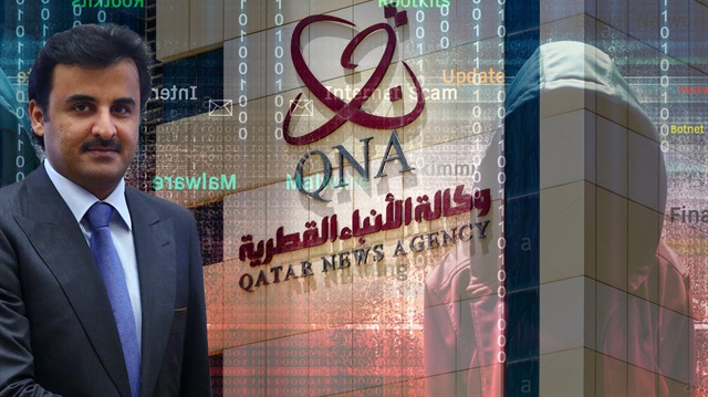 Katar Resmi Haber ajansı QNA'da Katar Emiri Temim bin Hamad El-Sani'ye ait olduğu iddia edilen bazı beyanatlar yayınlanmıştı. 
