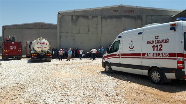 Adıyaman'da tekstil fabrikasında yangın