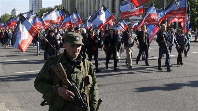 Donetsk bölgesinde bağımsızlık ilan edildi.