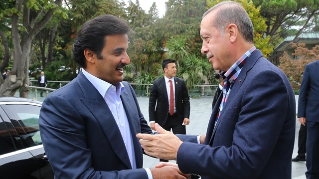 Cumhurbaşkanı Erdoğan ile Katar Emiri Al-Sani 