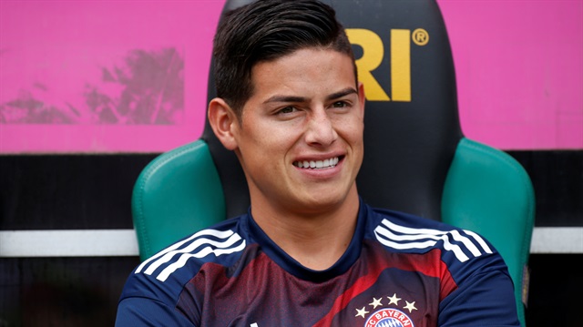 James Rodriguez iki sezon boyunca Bayern'de kiralık olarak forma giyecek.