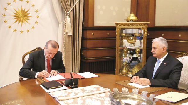 Cumhurbaşkanı Erdoğan ve Başbakan Binali Yıldırım