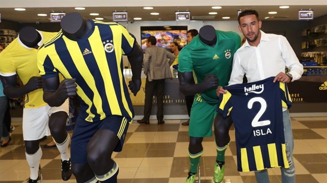 Isla, Fenerbahçe'de 2 numaralı formayı giyecek.