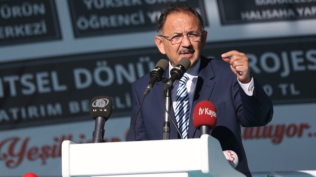 Çevre ve Şehircilik Bakanı Mehmet Özhaseki açıklamada bulundu.