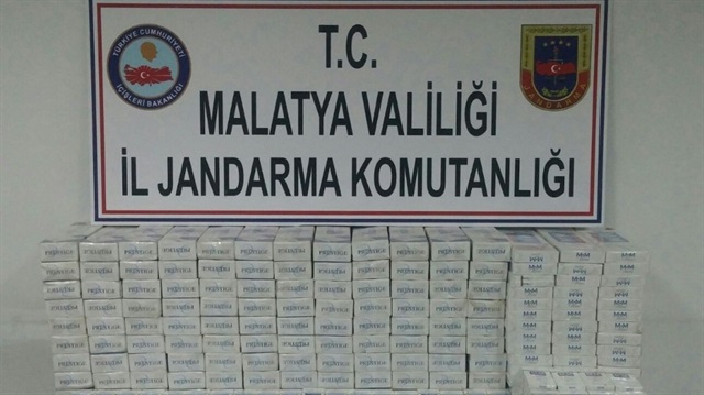 Malatya’da 2 bin karton kaçak sigara ele geçirildi! 