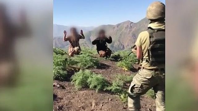 Şırnak'ta, PKK'lı 4 terörist güvenlik güçlerine teslim oldu. 