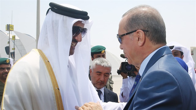 Cumhurbaşkanı Erdoğan, Katar'da  