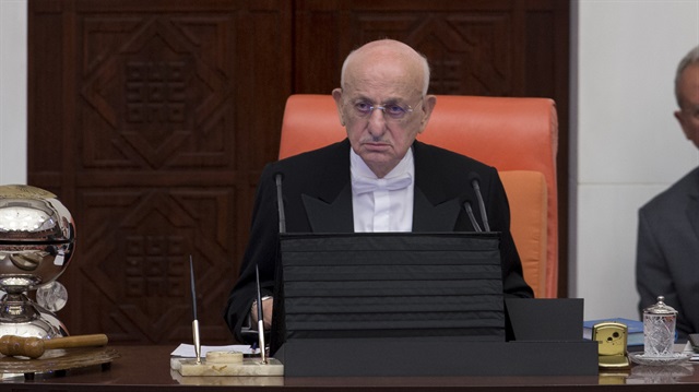 Turkish parliament speaker  Ismail Kahraman 