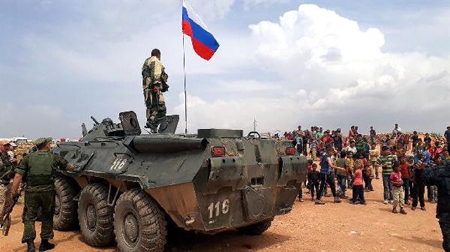 Rusya'ya ait askerler daha önce Afrin'de de görülmüştü.