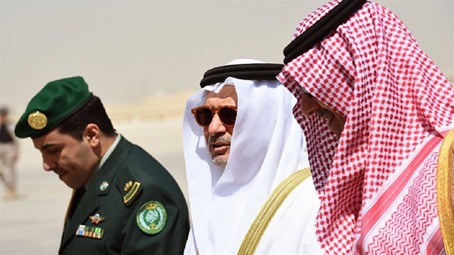Birleşik Arap Emirlikleri Dışişleri Bakanı Enver Muhammed Gargaş (ortada)