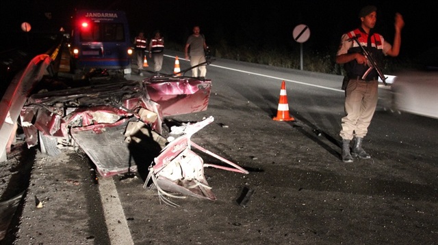 Kütahya’da trafik kazası: 3 ölü, 1 yaralı