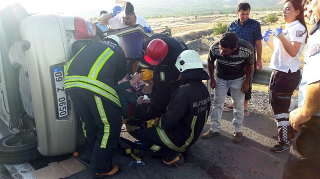 Malatya-Elazığ karayolunda kaza: 6 yaralı