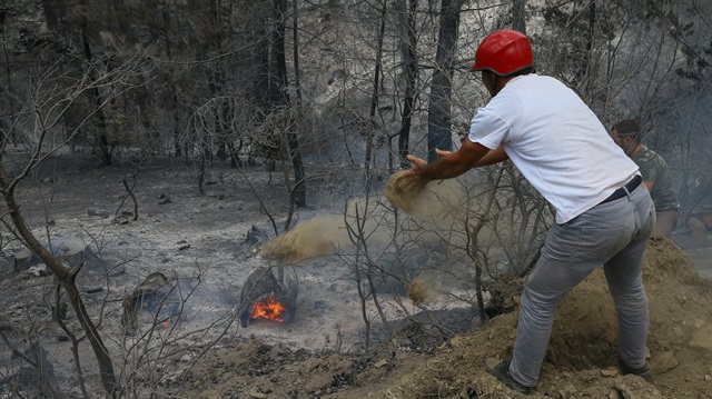 Bayındır'daki orman yangınında alevler kontrol altına alındı