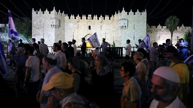 Jews organize a march to al-Aqsa Mosque on Tisha B'av day