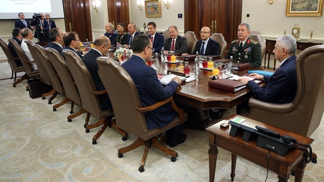Yüksek Askeri Şura toplantısından ilk fotoğraflar geldi.