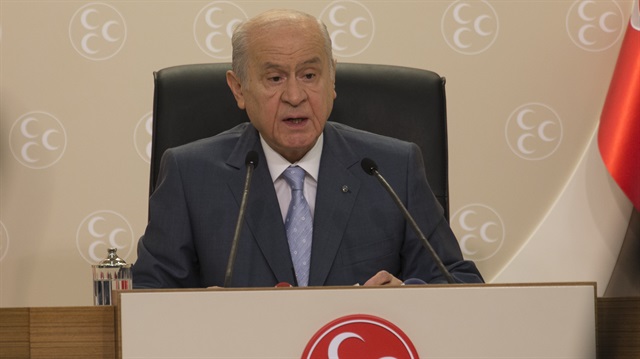 MHP Genel Başkanı Devlet Bahçeli.