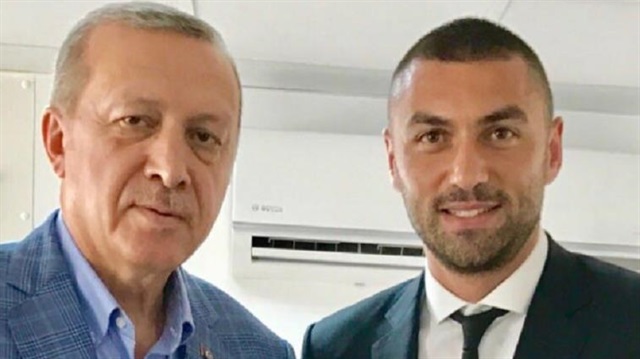 Burak Yılmaz'dan Cumhurbaşkanı Erdoğan'a teşekkür.